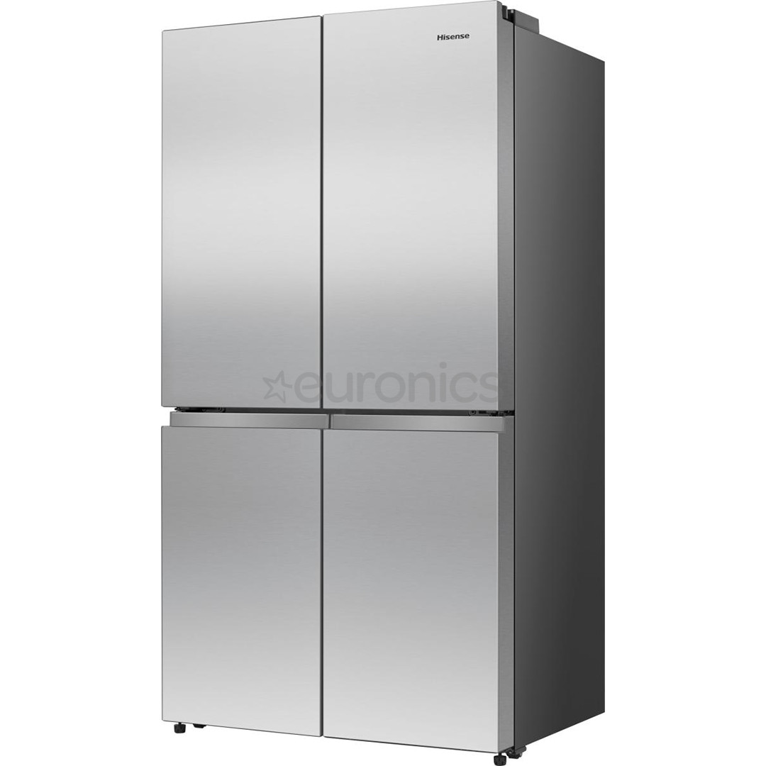 Hisense, Total No Frost, 647 L, augstums 179 cm, pelēka - SBS Ledusskapis