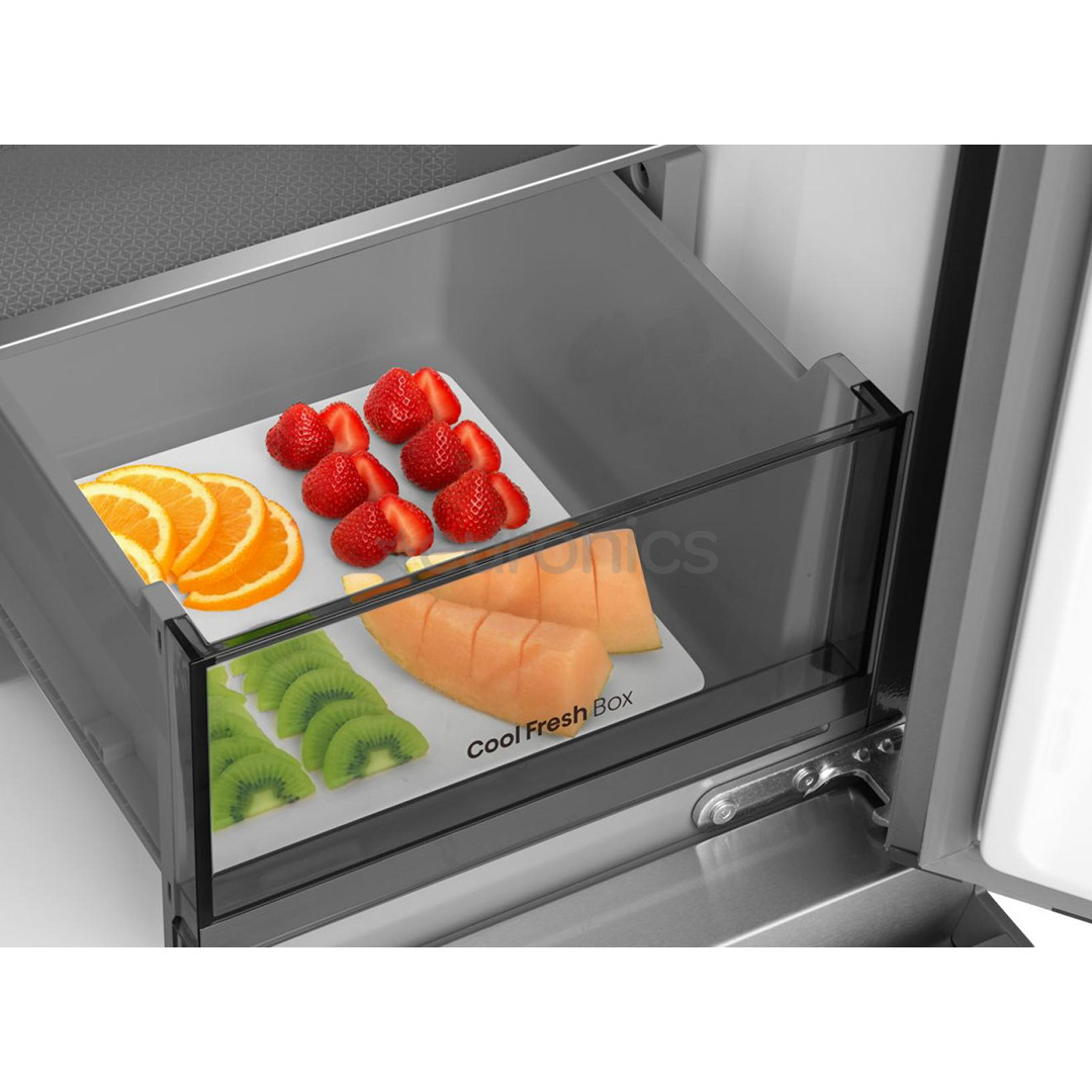 Hisense, Total No Frost, 647 L, augstums 179 cm, pelēka - SBS Ledusskapis