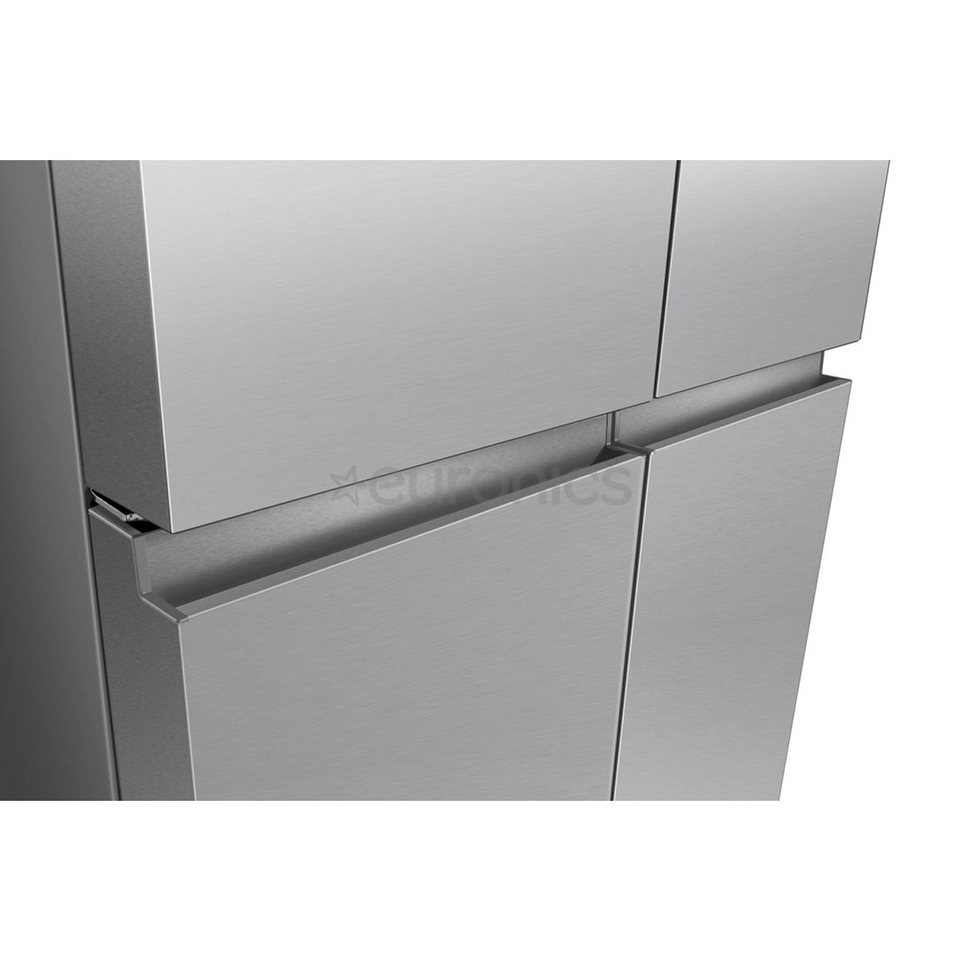 Hisense, Total No Frost, 647 L, augstums 179 cm, pelēka - SBS Ledusskapis