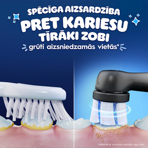 Braun Oral-B iO Kids, Marvel Spiderman, melna - Elektriskā zobu birste + ceļojuma futrālis