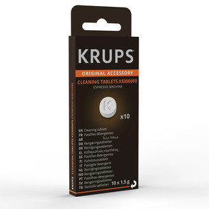 Krups, 10 шт. - Таблетки для очистки кофемашин XS3000F1
