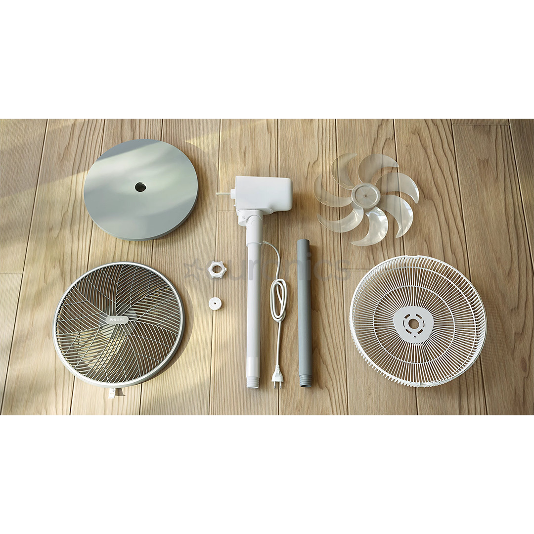 Philips 2000 Series, white/grey - Pedestal fan