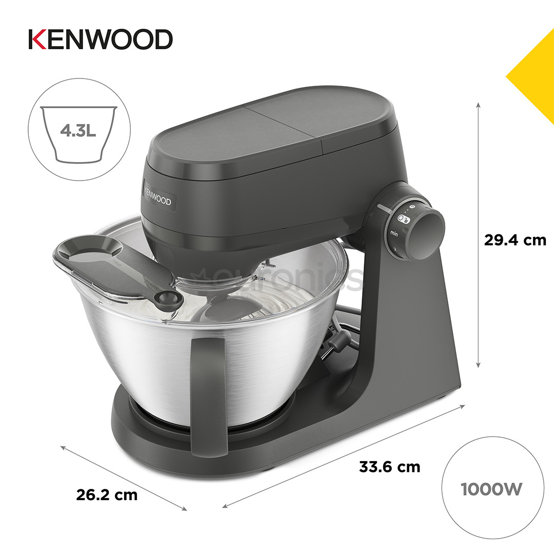 Kenwood Multi Tasker, 1000 W, pelēka - Mikseris