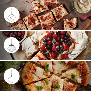 Kenwood Multi Tasker, 1000 W, pelēka - Mikseris