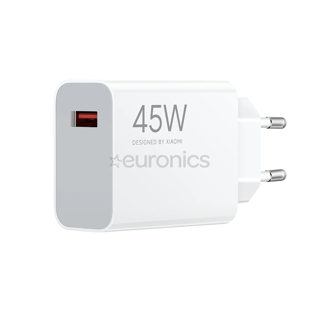 Xiaomi 45W Turbo Charging Power Adapter (Type-A), balta - Lādētājs