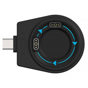 Fixed USB-C Charging Adapter, Garmin Smart Watch, черный - Зарядное устройство