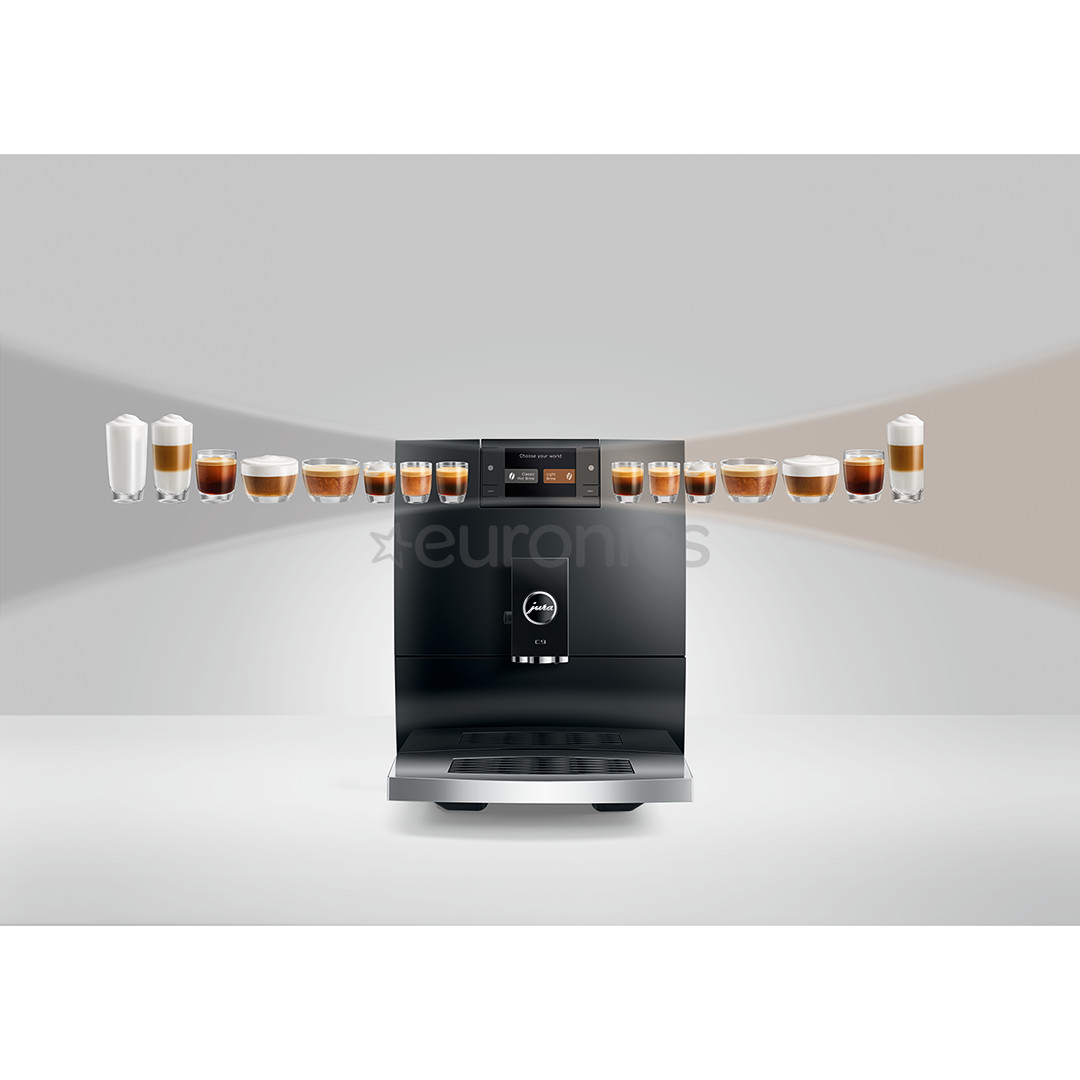 JURA C9 Piano Black (EA), черный - Кофемашина