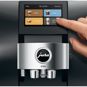 JURA Z10 Aluminium Black (EB), черный - Кофемашина