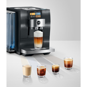 JURA Z10 Aluminium Black (EB), черный - Кофемашина