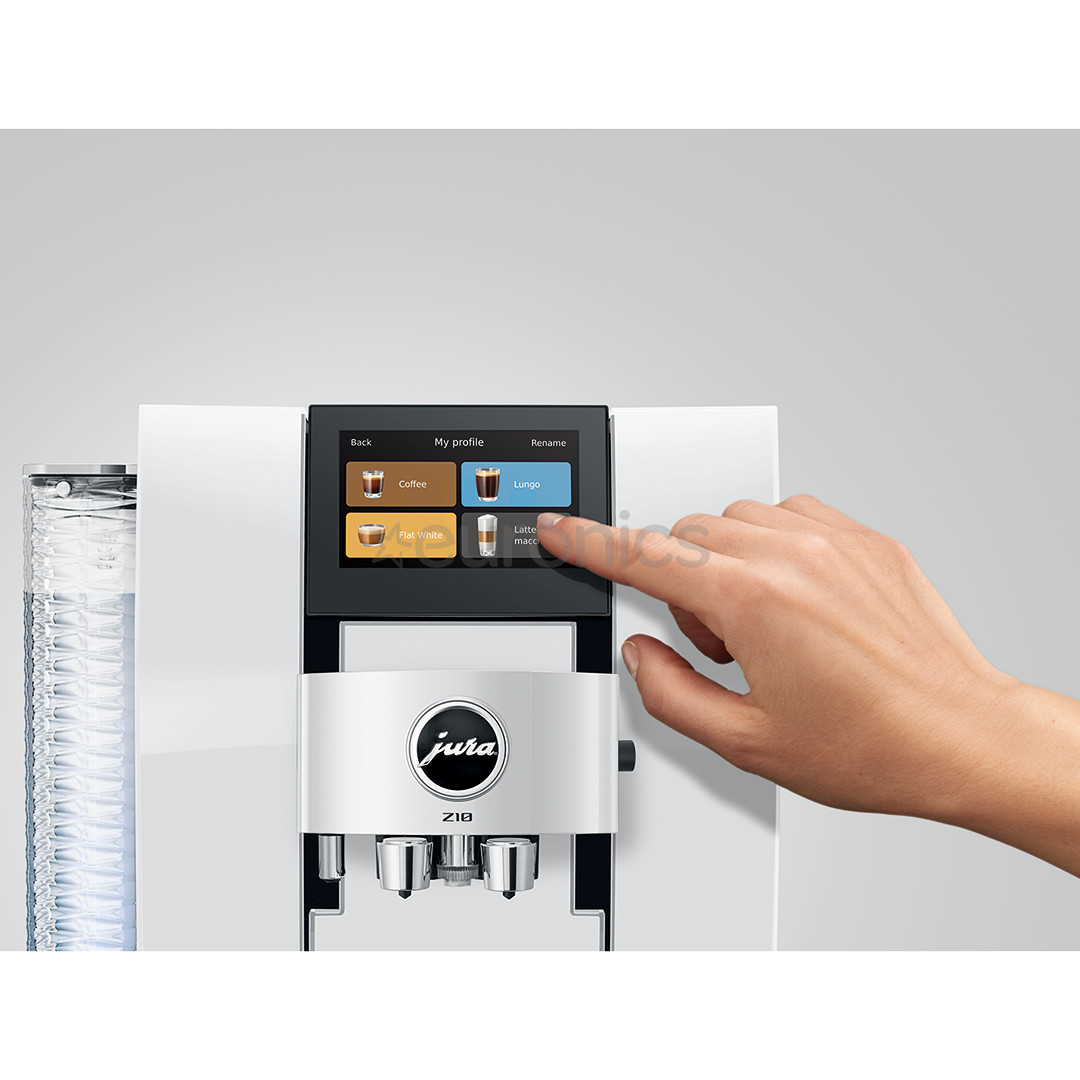 JURA Z10 Aluminium White (EB), белый - Кофемашина