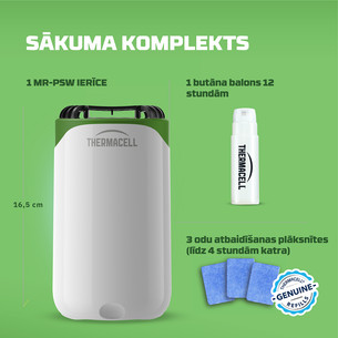 Thermacell Halo Mini, balta - Odu un knišļu atbaidītājs