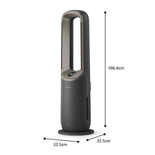 Philips Air Performer 9000 Series, 4in1, 2200 W, pelēka - Gaisa attīrītājs, ventilators, sildītājs un mitrinātājs
