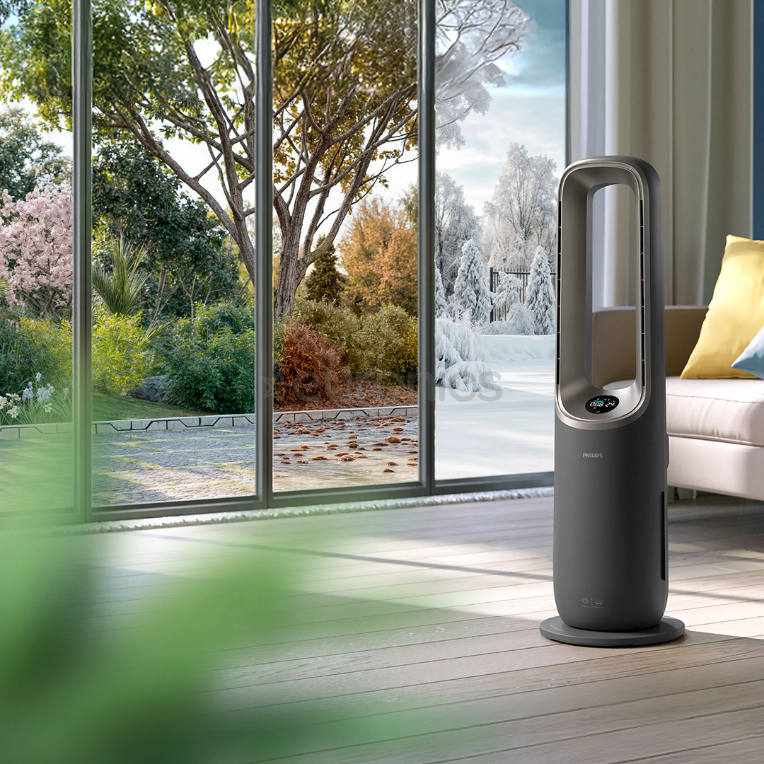 Philips Air Performer 9000 Series, 4in1, 2200 W, pelēka - Gaisa attīrītājs, ventilators, sildītājs un mitrinātājs