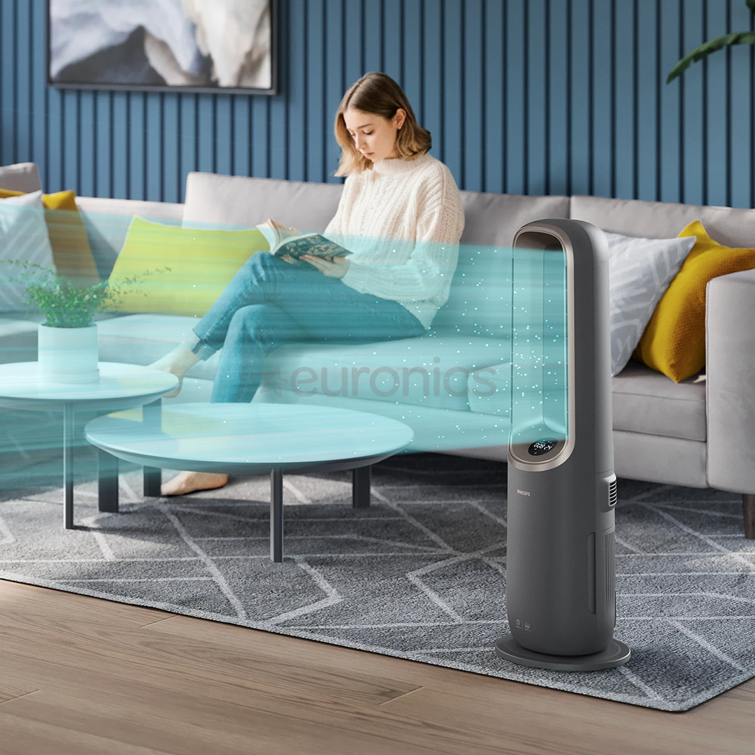 Philips Air Performer 9000 Series, 4in1, 2200 W, pelēka - Gaisa attīrītājs, ventilators, sildītājs un mitrinātājs