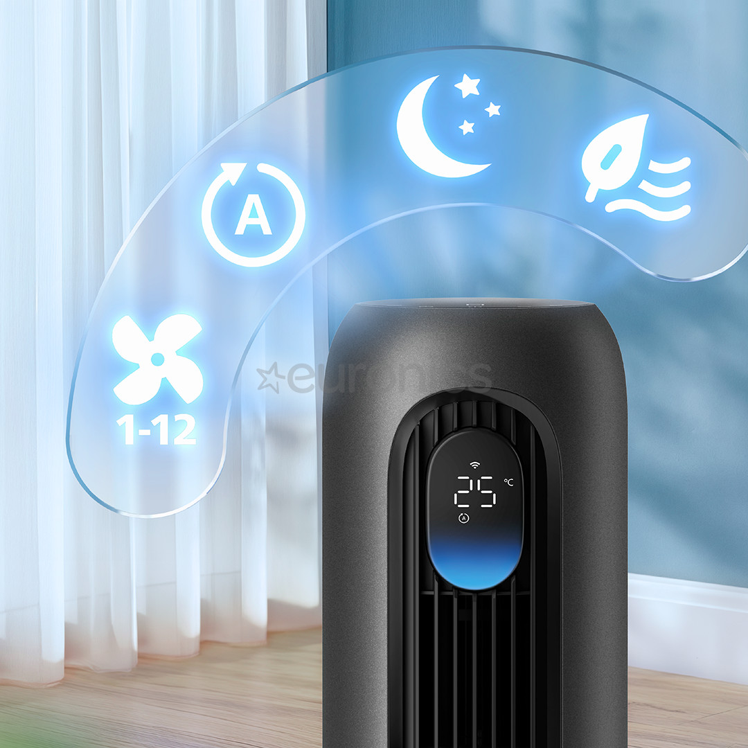 Philips Smart Tower Fan 7000 Series, dark grey - Tower fan