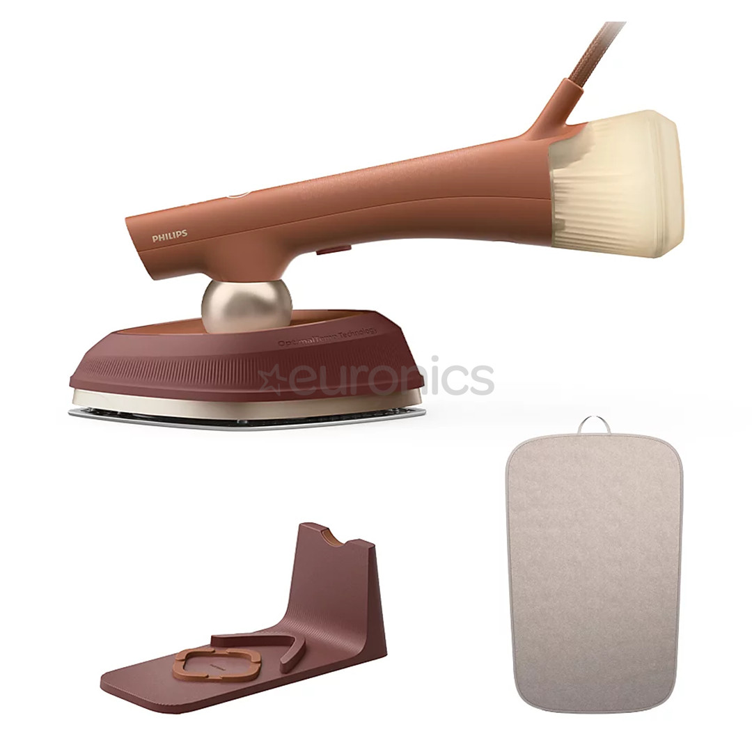 Philips OneTurn, 1800 W, brūna/bēša - Rokas apģērbu tvaicētājs