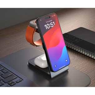 Fixed MagPowerstation Alu, space gray - Charging stand