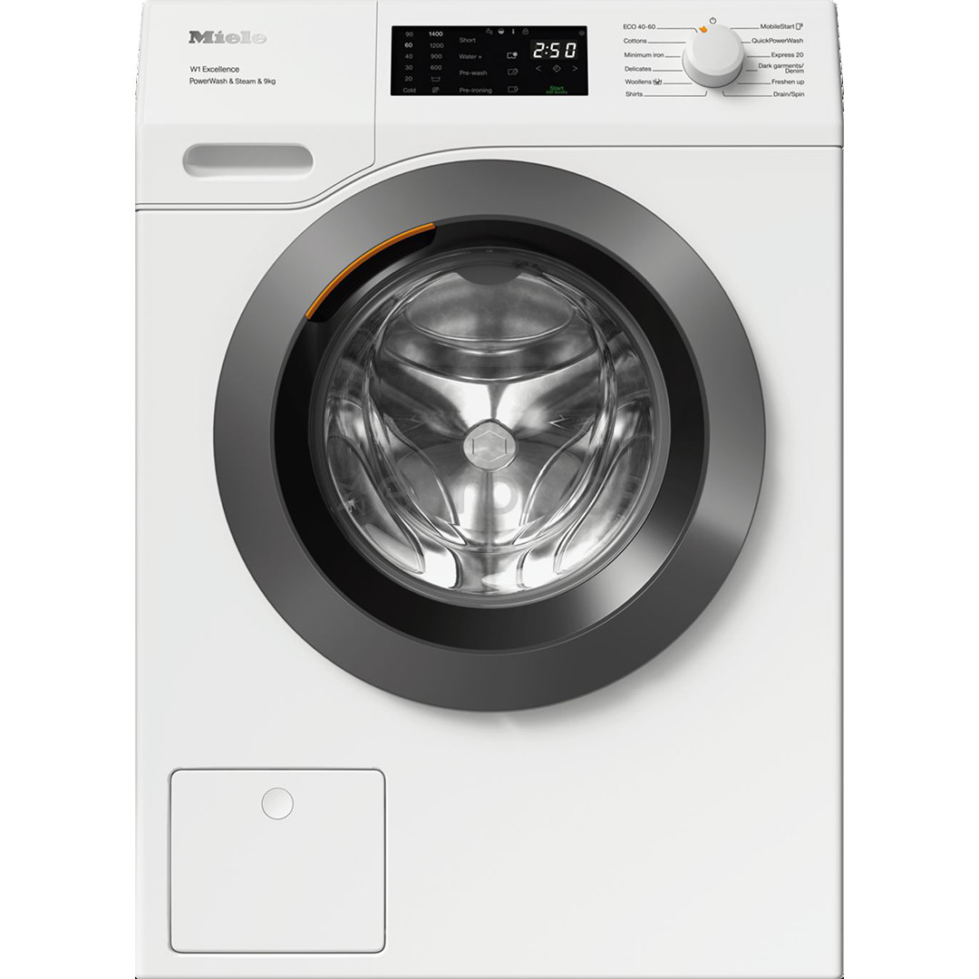 Miele W1 Excellence PowerWash & Steam, 9 кг, глубина 63,6 см, 1400 об/мин - Стиральная машина с передней загрузкой