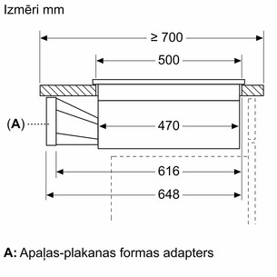 Bosch, Series 4, platums 80 cm, bez rāmja, melna - Iebūvējama indukcijas plīts virsma ar tvaika nosūcēju