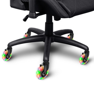 Trust GXT 701 Gel Chair Casters, LED, 5 gab., melna - Gumijas ritenīši datorkrēslam