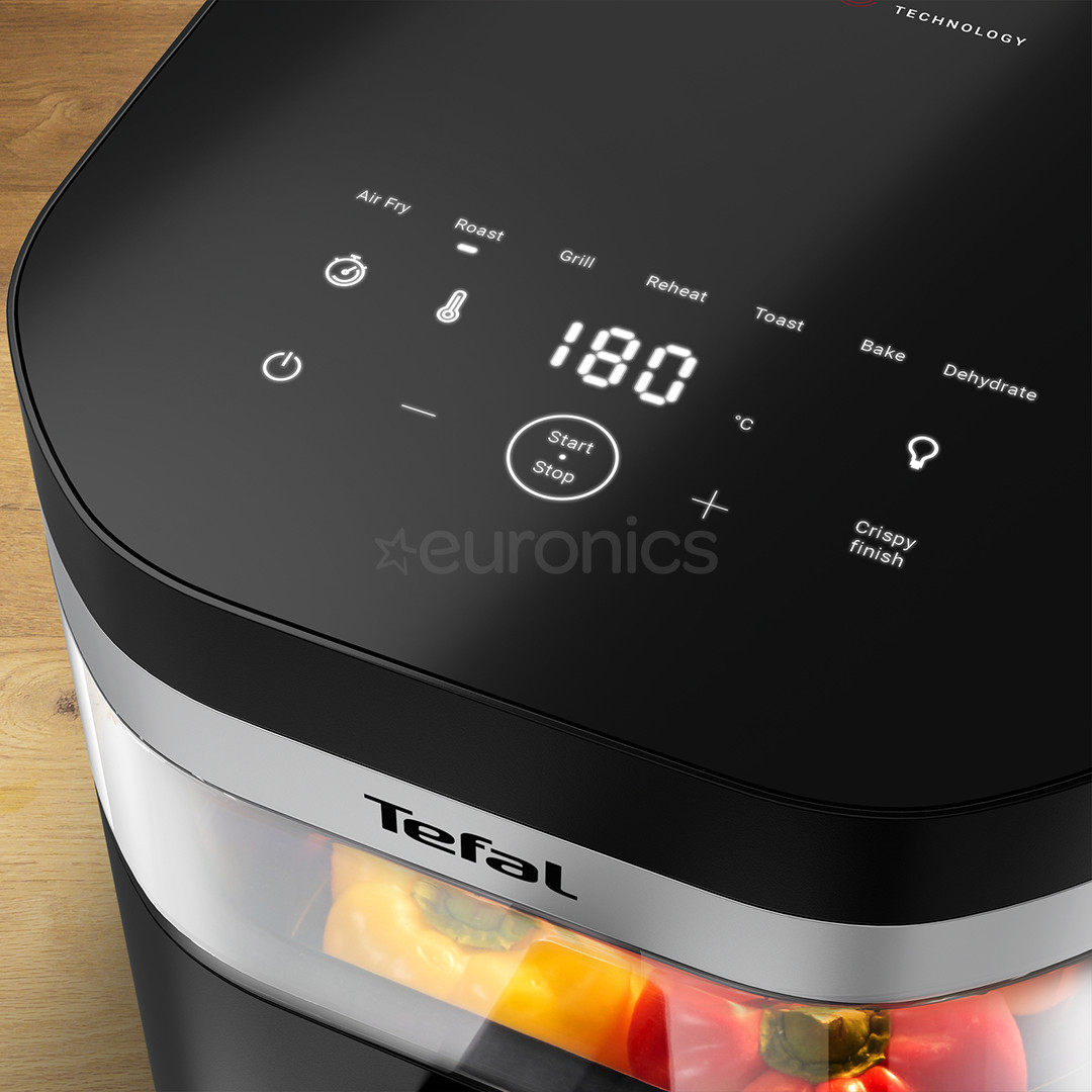 Tefal Easy Fry Infrared, 2180 W, 7 L, melna - Karstā gaisa friteris