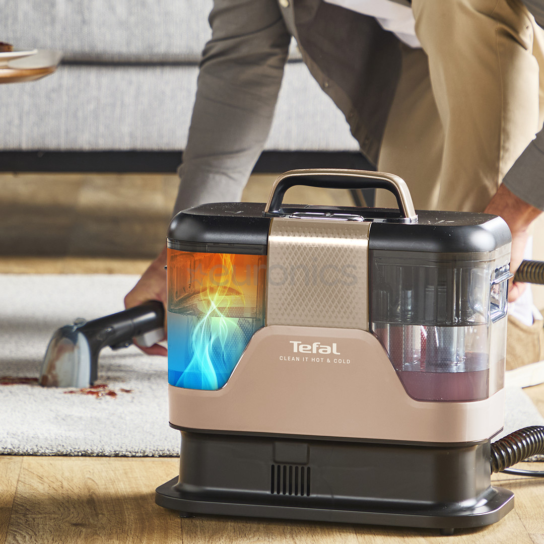 Tefal Clean It Hot & Cold, black/copper - Carpet cleaner