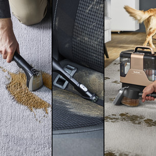 Tefal Clean It Hot & Cold, black/copper - Carpet cleaner