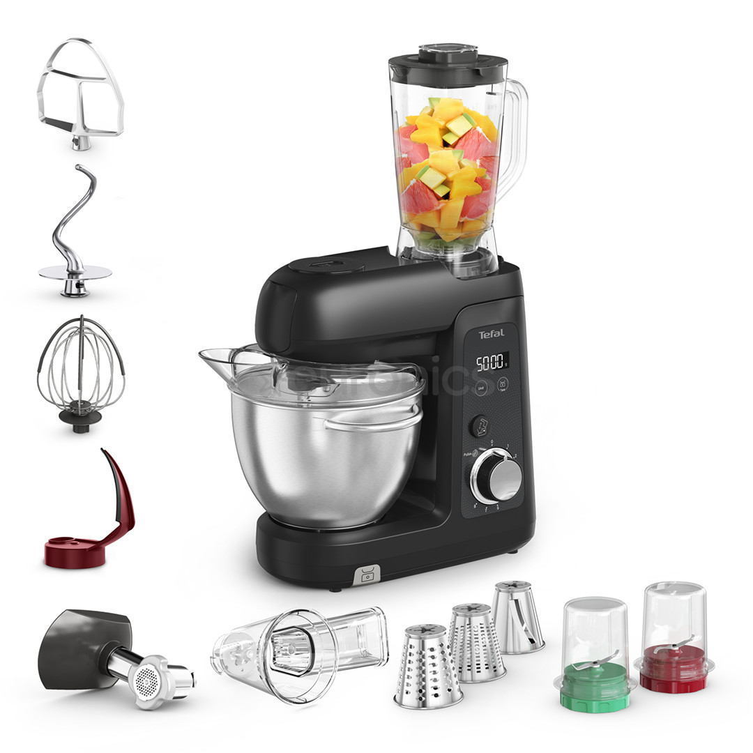 Tefal Bake Partner +, 1100 W, melna - Virtuves kombains