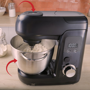 Tefal Bake Partner +, 1100 W, melna - Virtuves kombains