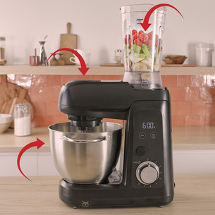 Tefal Bake Partner +, 1100 W, melna - Virtuves kombains