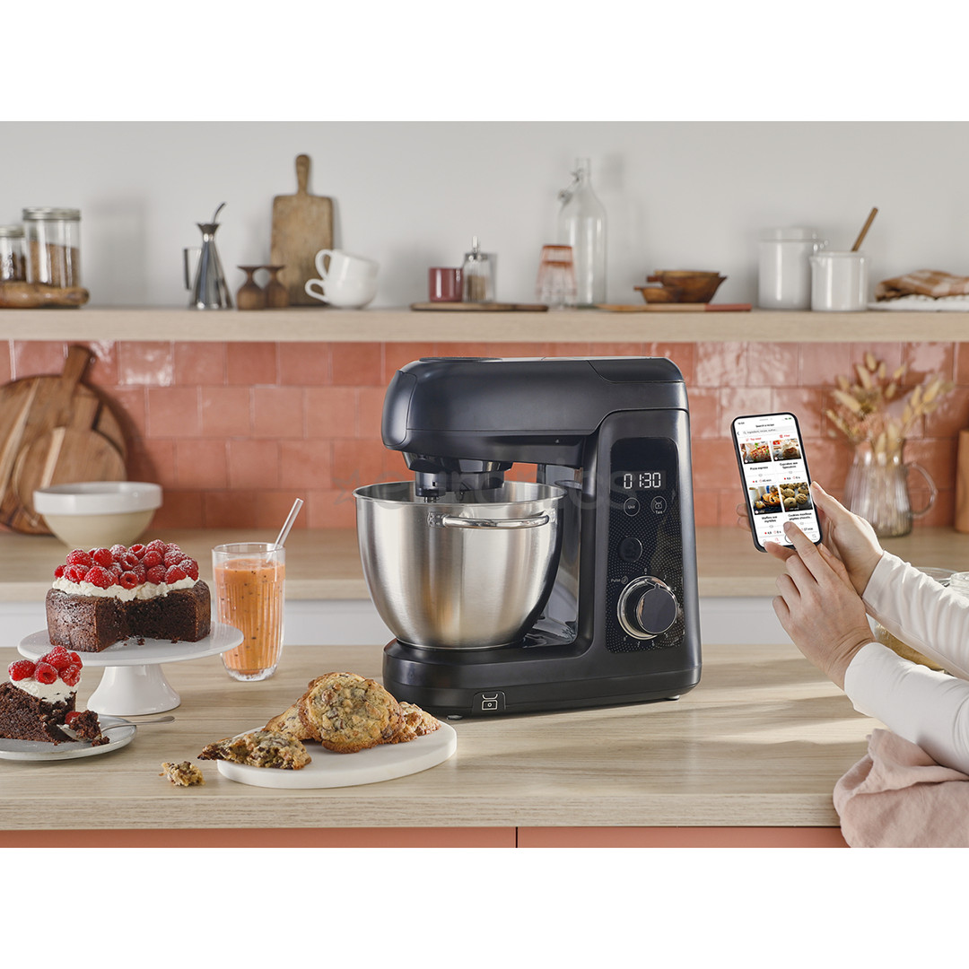 Tefal Bake Partner +, 1100 W, melna - Virtuves kombains