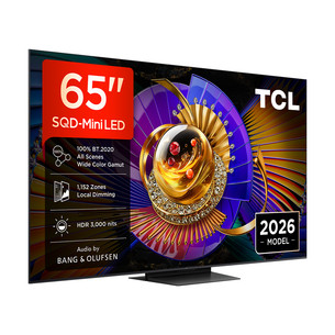TCL C7L, 65'', 4K UHD, SQD-Mini LED, black - TV