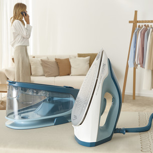 Tefal Power Pro Compact 200, 2400 Вт, голубой/белый - Гладильная система