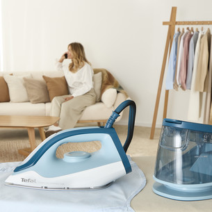 Tefal Power Pro Compact 200, 2400 Вт, голубой/белый - Гладильная система