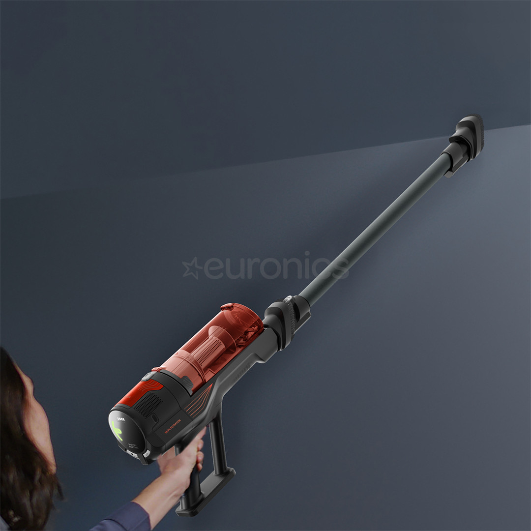 Tefal X-FORCE 8.80, sarkana/tumši pelēka - Bezvadu putekļu sūcējs