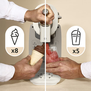 Tefal Freezi,16 в 1, серебристый - Мороженица