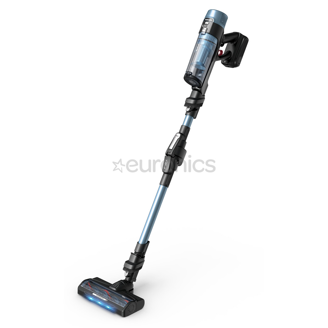 Tefal X-Force Flex 10.80 Allergy Aqua, zila - Bezvadu putekļu sūcējs