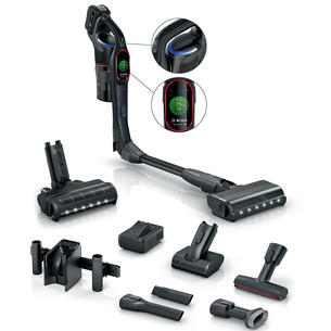 Bosch Unlimited 10 ProPower, melna - Bezvadu putekļu sūcējs