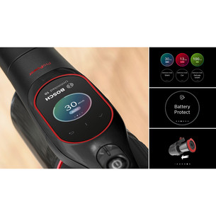 Bosch Unlimited 10 ProPower, melna - Bezvadu putekļu sūcējs