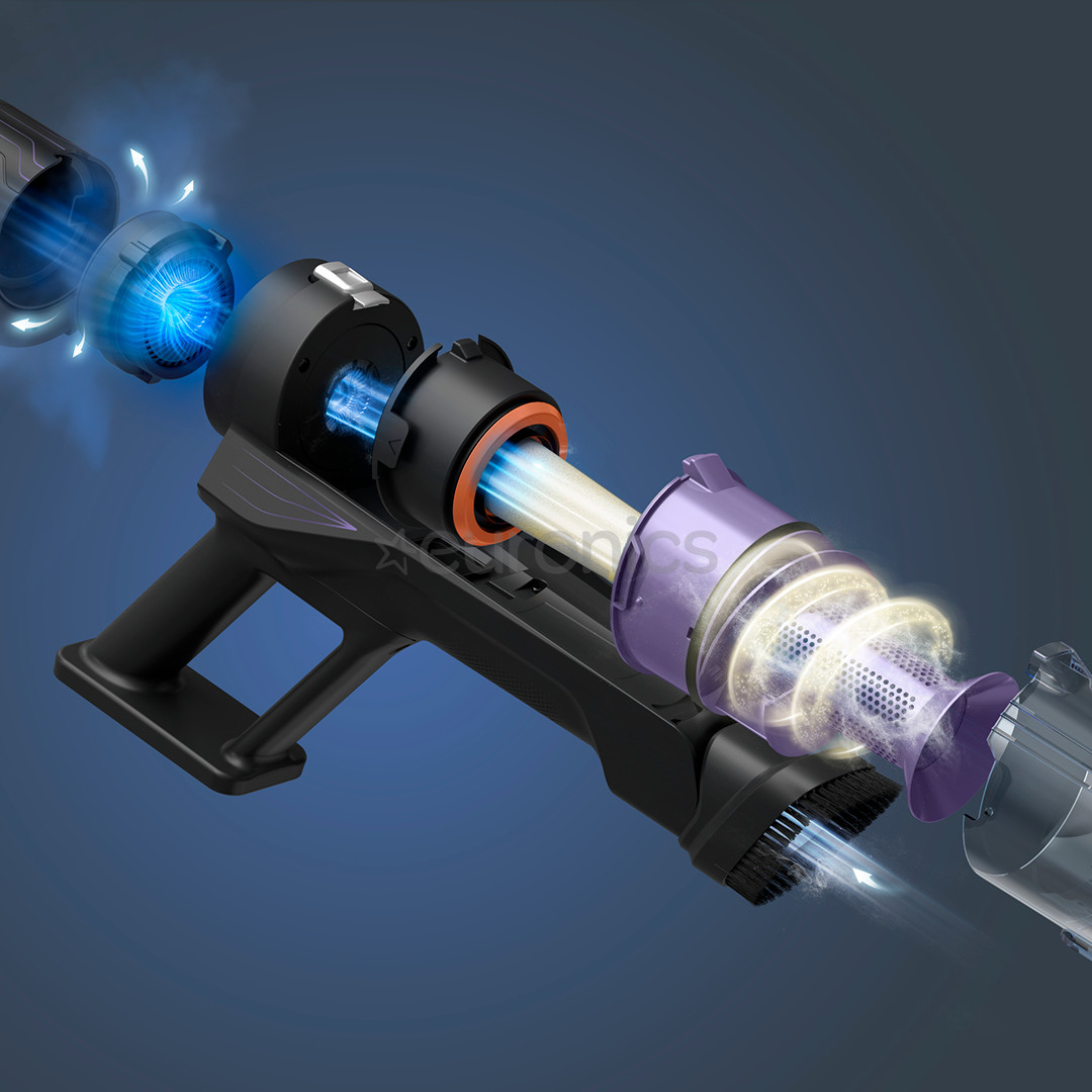 Tefal X-Pert 5.80, violeta/melna - Bezvadu putekļu sūcējs