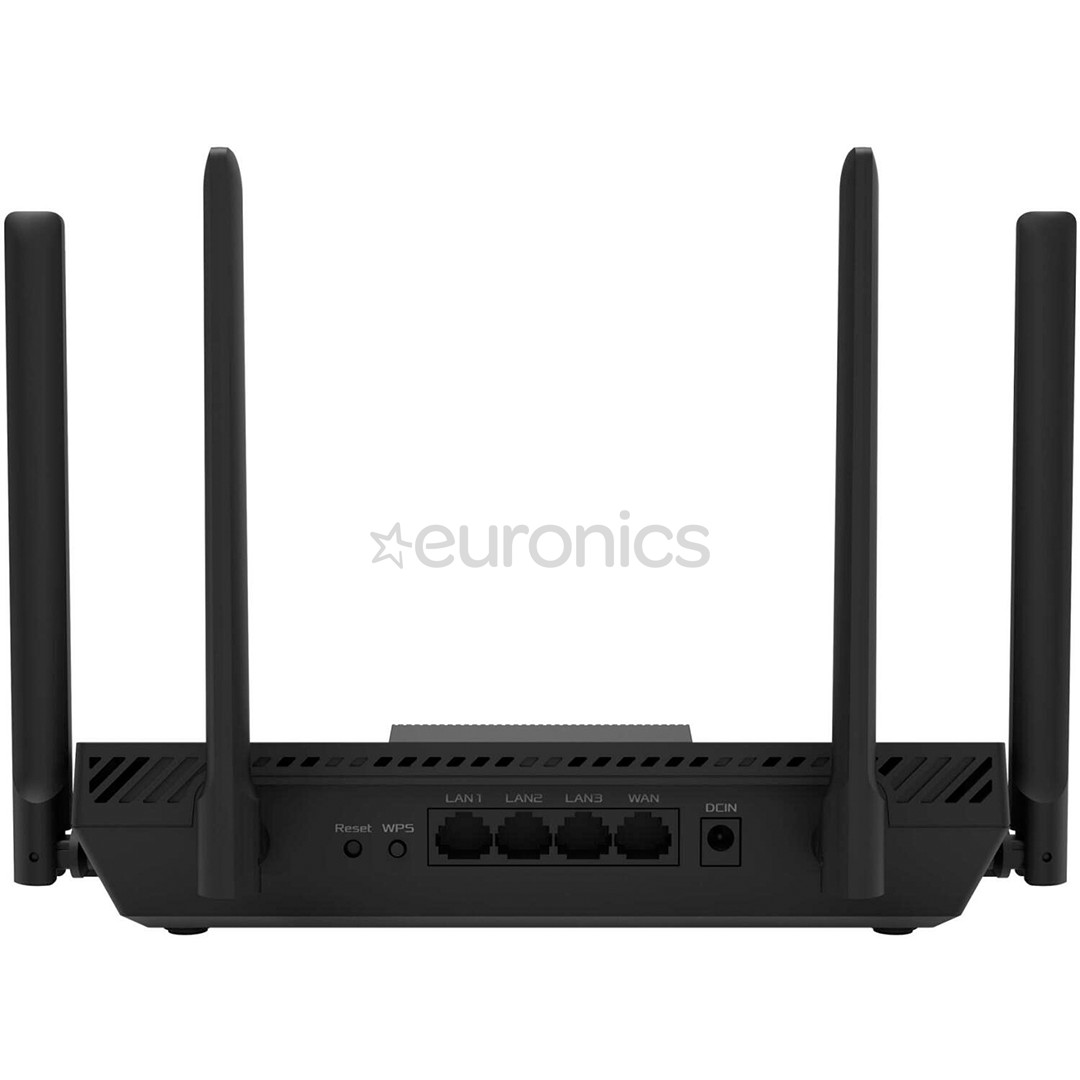 ASUS RT-BE50, Wi-Fi 7, melna - Bezvadu rūteris