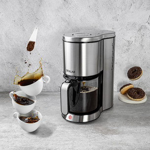 Stollar Drip Café, ūdens tvertne 1.25 L, nerūsējošā tērauda - Kafijas automāts ar filtru