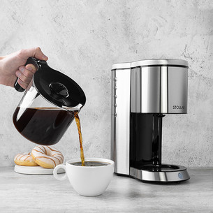Stollar Drip Café, ūdens tvertne 1.25 L, nerūsējošā tērauda - Kafijas automāts ar filtru