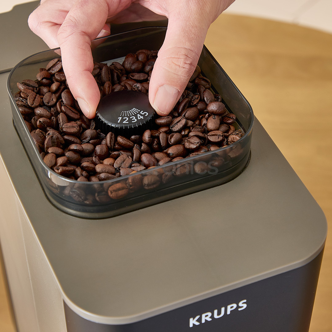 Krups Coffee Crush Experience, черный/серебристый - Кофемашина