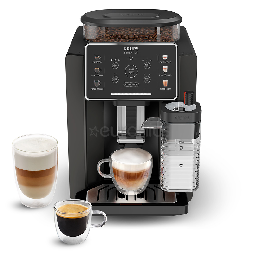 Krups Sensation Milk M75, black - Espresso machine