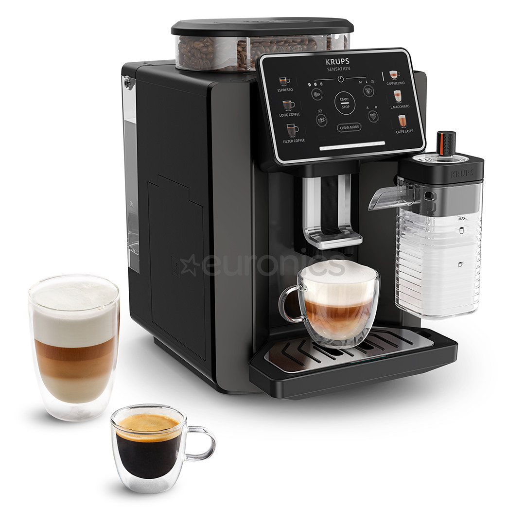 Krups Sensation Milk M75, black - Espresso machine