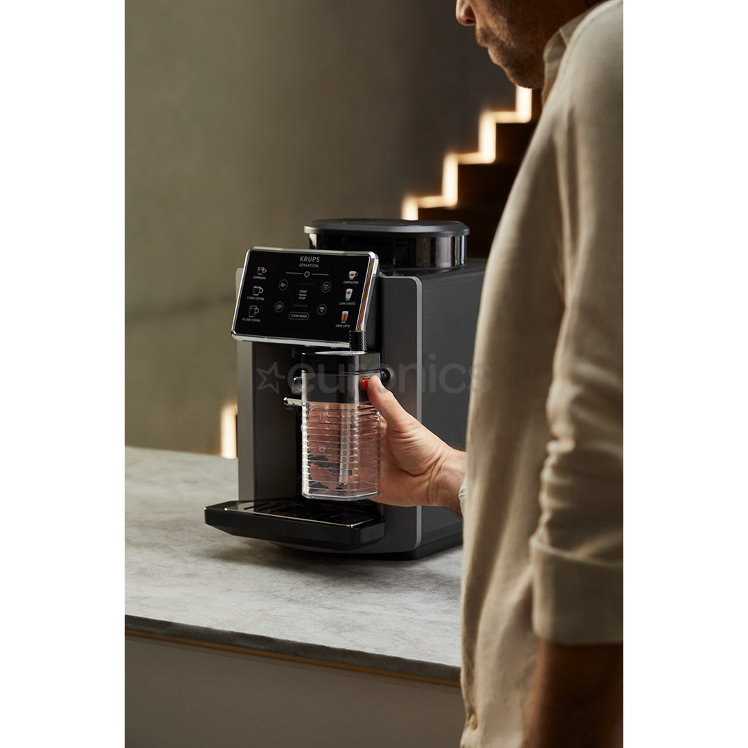 Krups Sensation Milk M75, black - Espresso machine