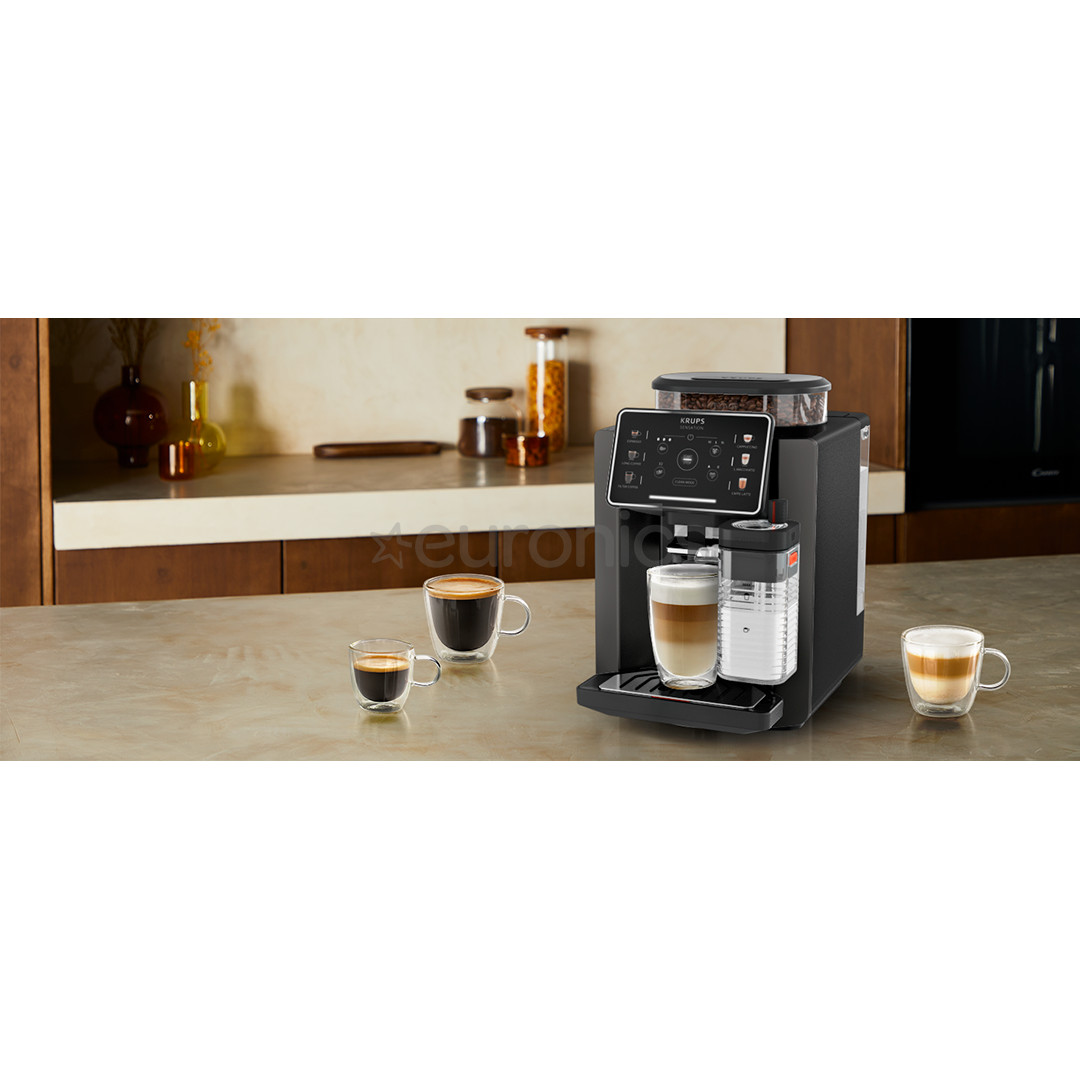 Krups Sensation Milk M75, black - Espresso machine