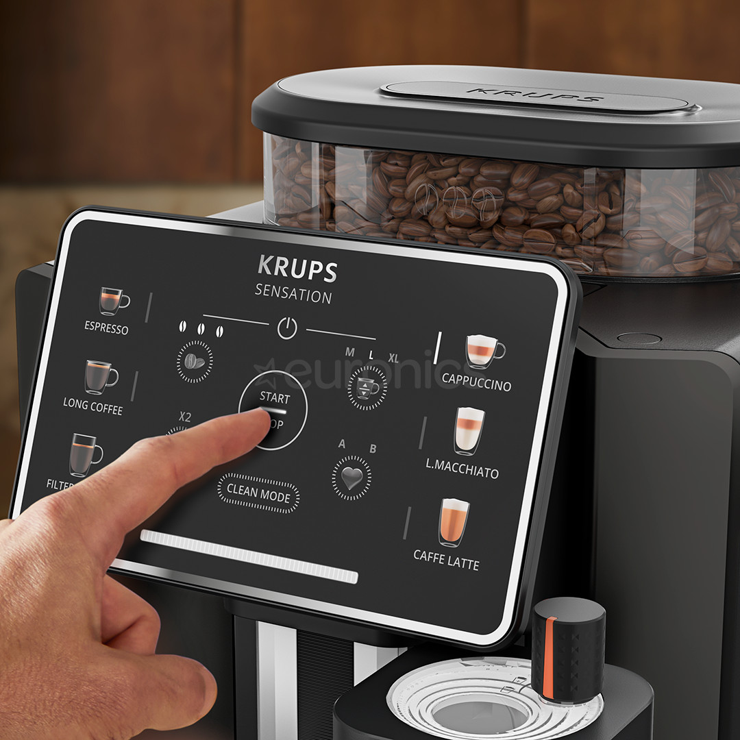 Krups Sensation Milk M75, black - Espresso machine
