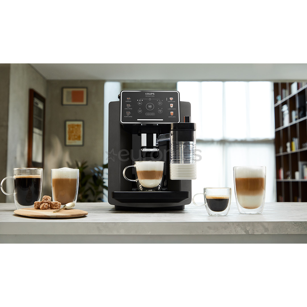 Krups Sensation Milk M75, black - Espresso machine